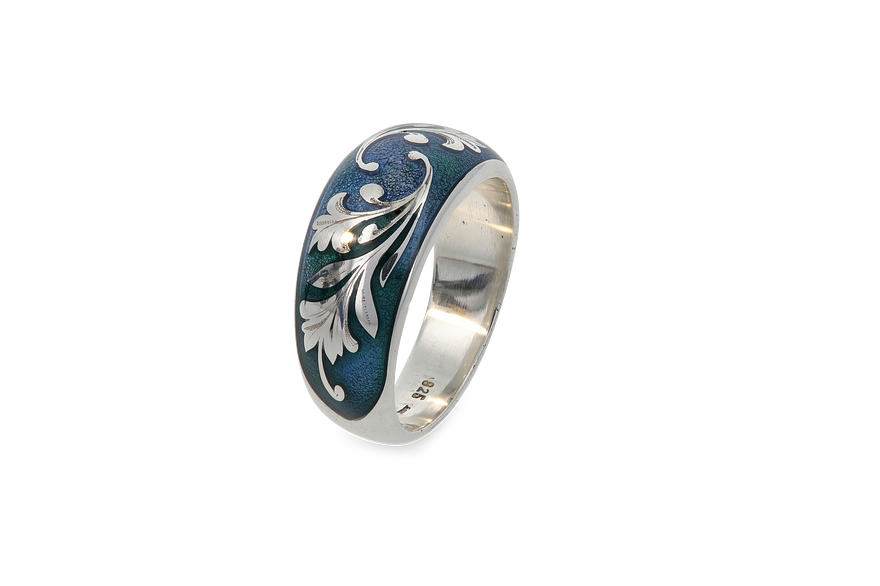 Ring Tendril Engraving